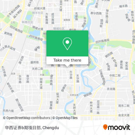 华西证券b期项目部 map