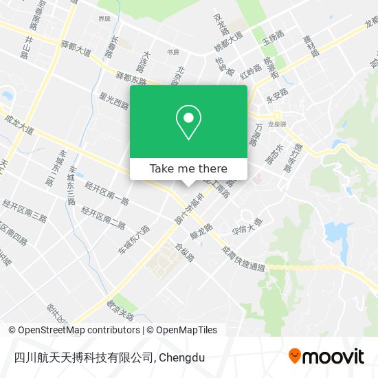 四川航天天搏科技有限公司 map