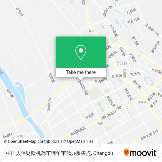 中国人保财险机动车辆年审代办服务点 map