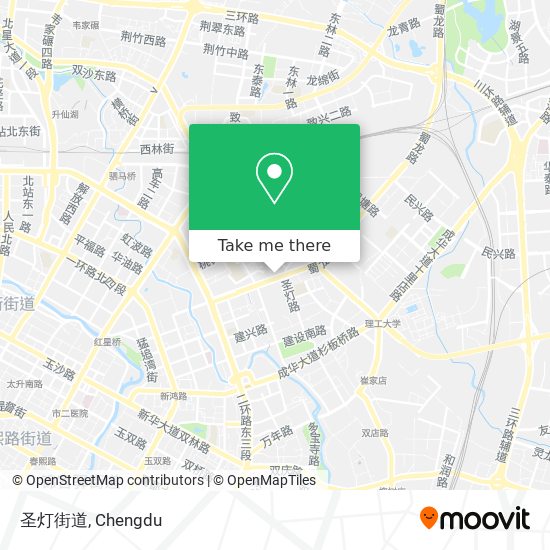 圣灯街道 map