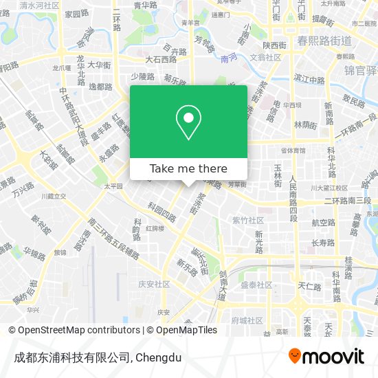 成都东浦科技有限公司 map