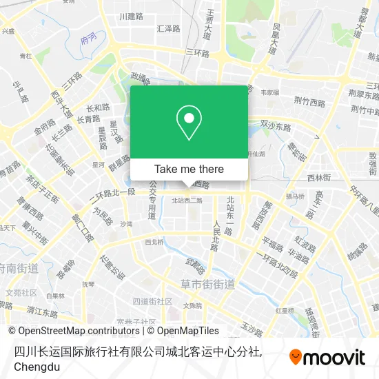 四川长运国际旅行社有限公司城北客运中心分社 map