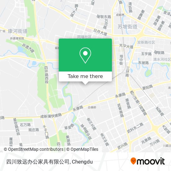 四川致远办公家具有限公司 map