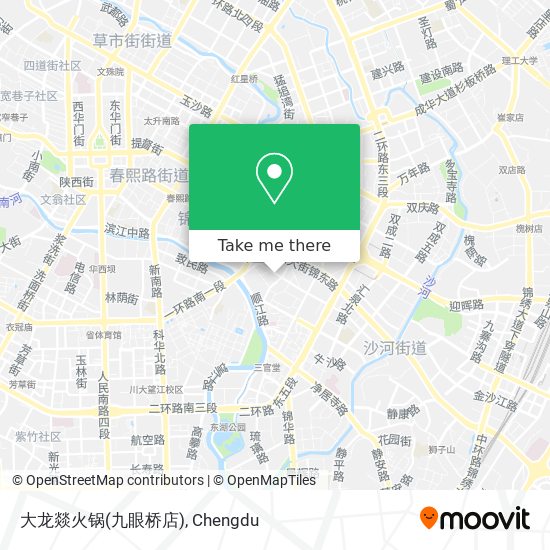 大龙燚火锅(九眼桥店) map