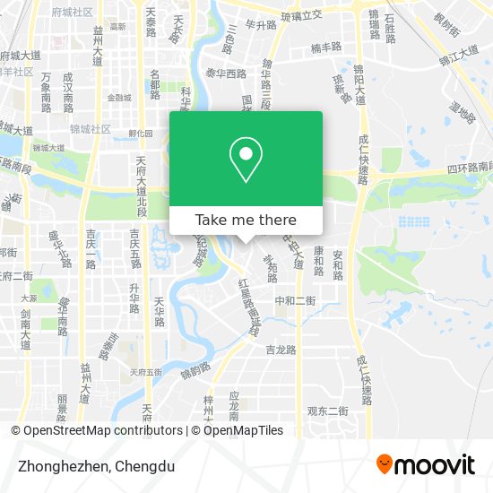 Zhonghezhen map