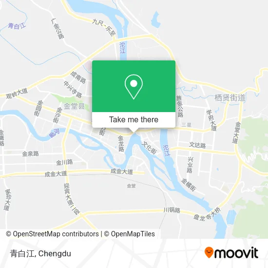 青白江 map