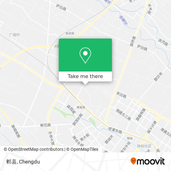 郫县 map