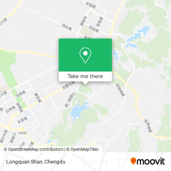 Longquan Shan map