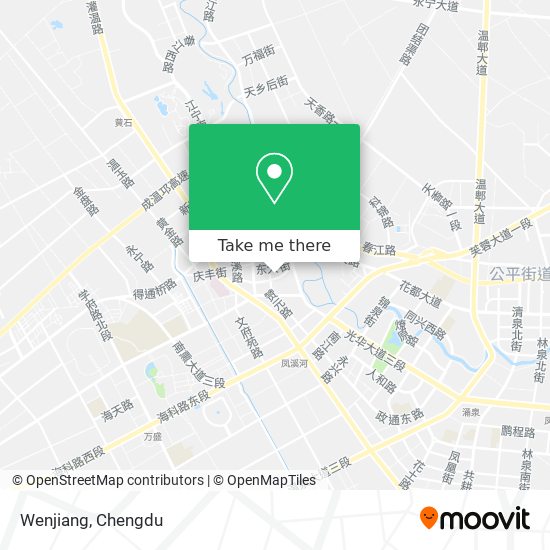 Wenjiang map