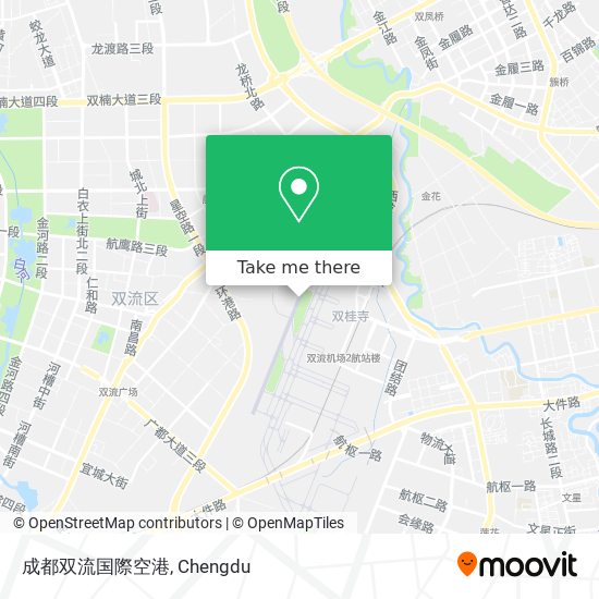 成都双流国際空港 map