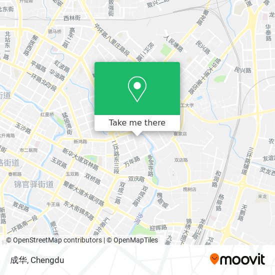 成华 map