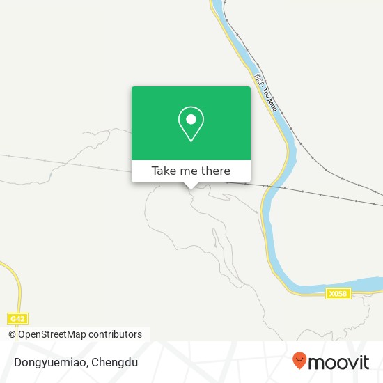 Dongyuemiao map
