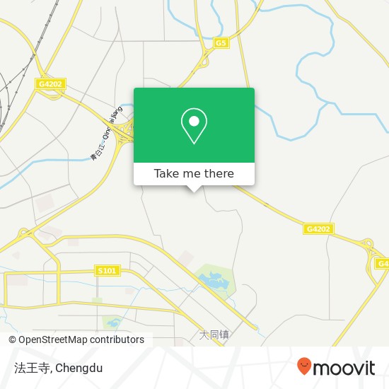 法王寺 map