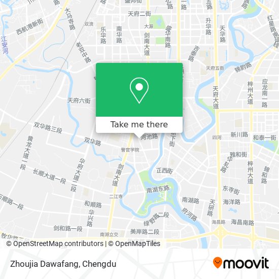 Zhoujia Dawafang map