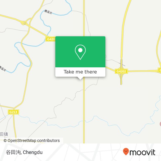 谷田沟 map
