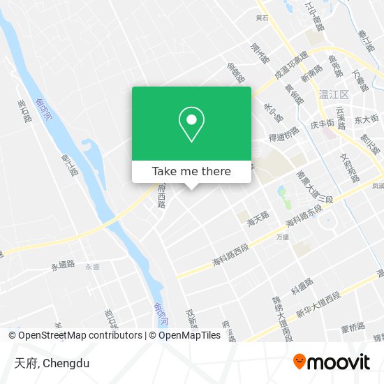 天府 map
