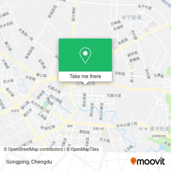 Gongping map