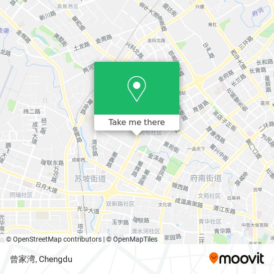 曾家湾 map