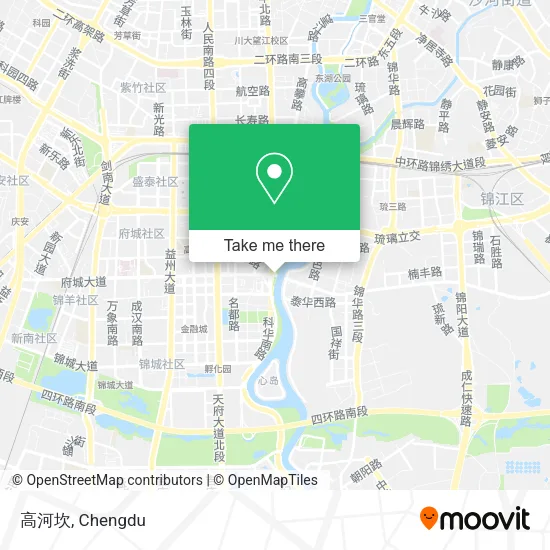 高河坎 map