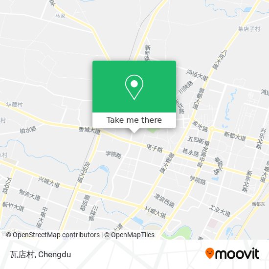 瓦店村 map
