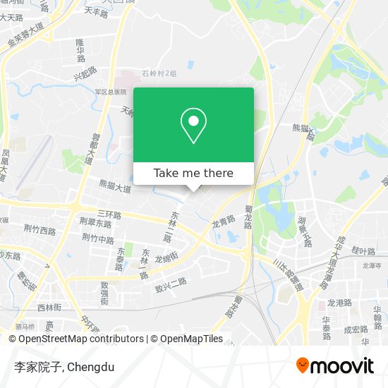 李家院子 map