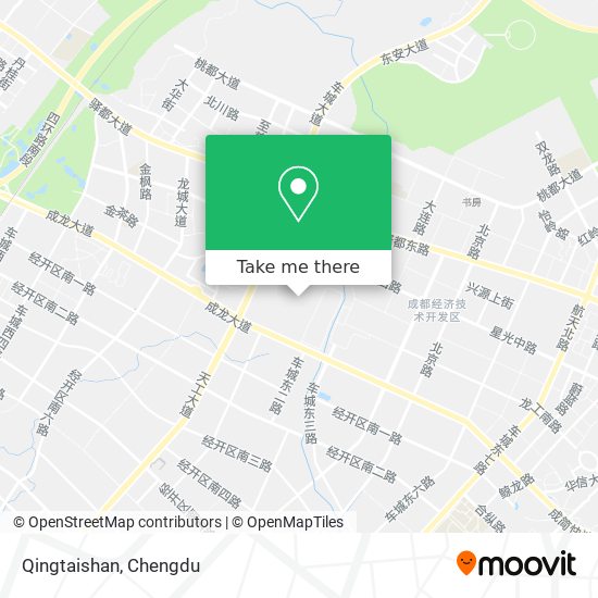 Qingtaishan map