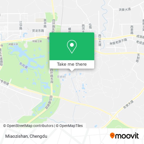 Miaozishan map