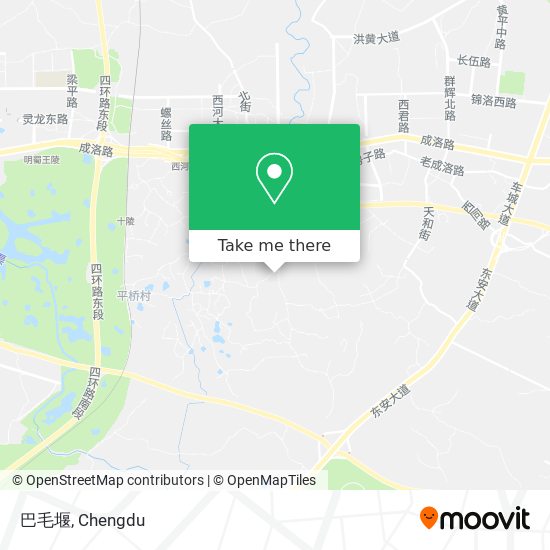 巴毛堰 map
