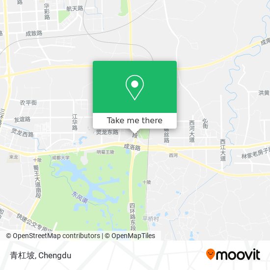 青杠坡 map