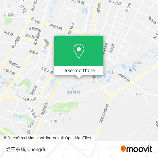 烂王爷庙 map