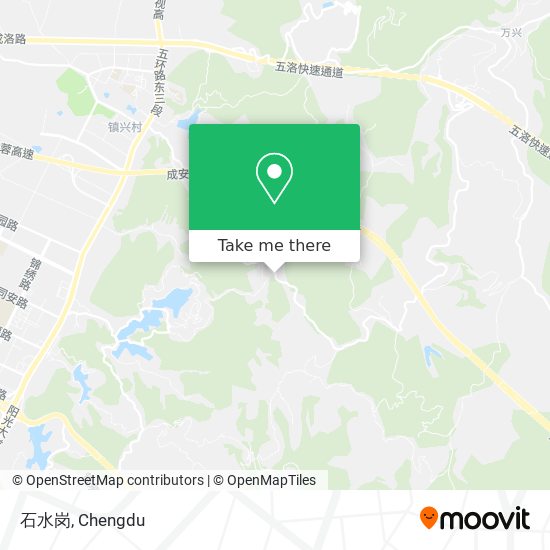 石水岗 map