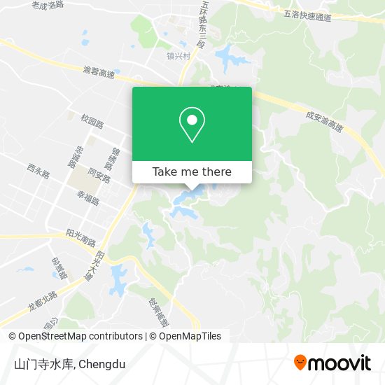 山门寺水库 map