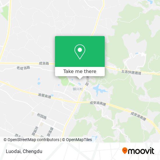 Luodai map