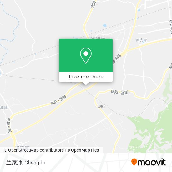 兰家冲 map