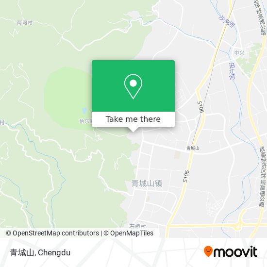 青城山 map