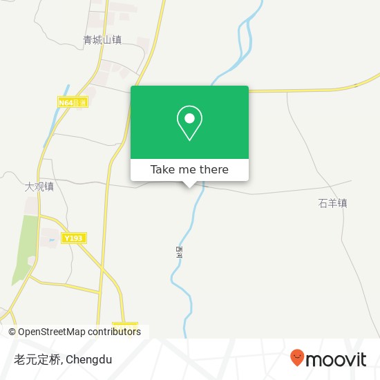 老元定桥 map