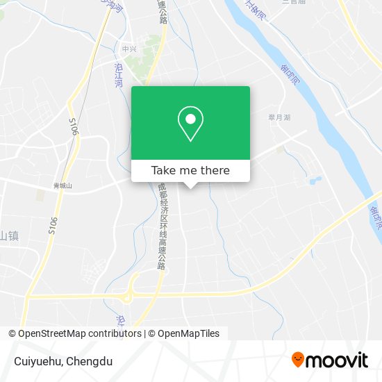Cuiyuehu map