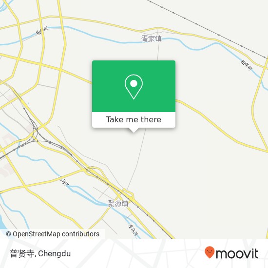普贤寺 map