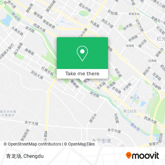 青龙场 map