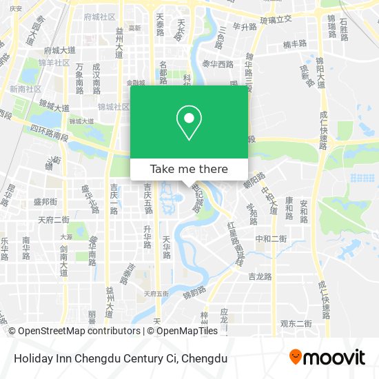 Holiday Inn Chengdu Century Ci map