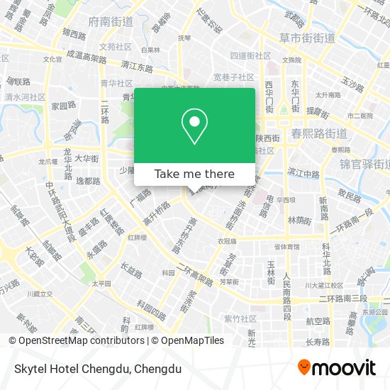 Skytel Hotel Chengdu map