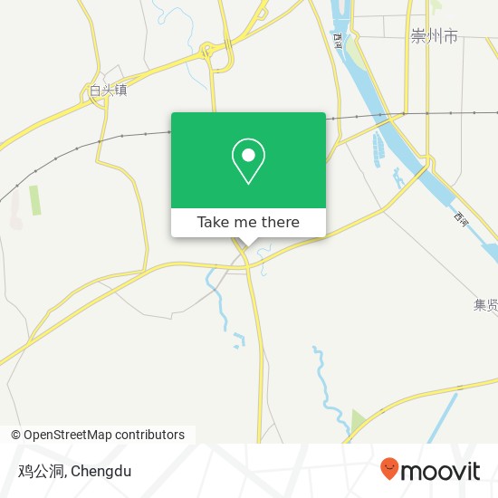 鸡公洞 map