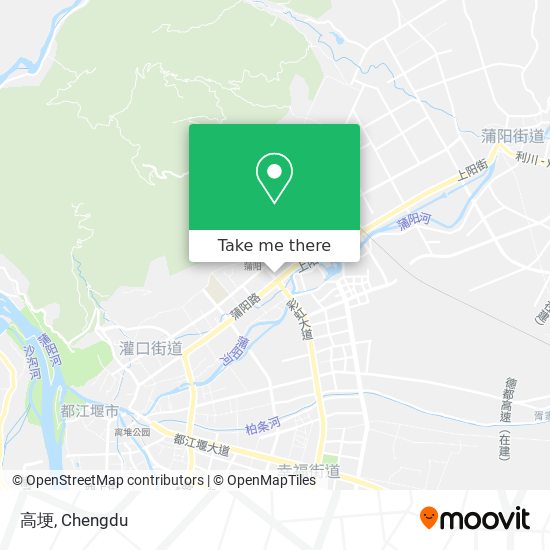 高埂 map