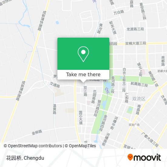 花园桥 map