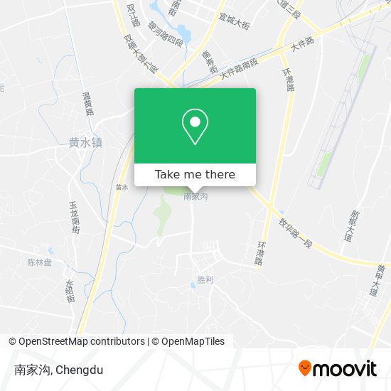 南家沟 map