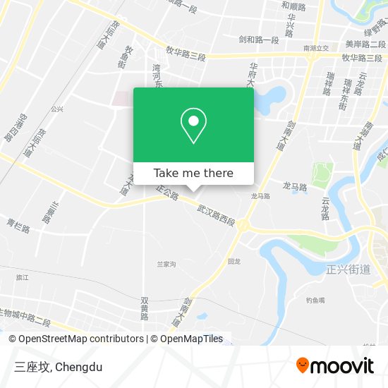 三座坟 map