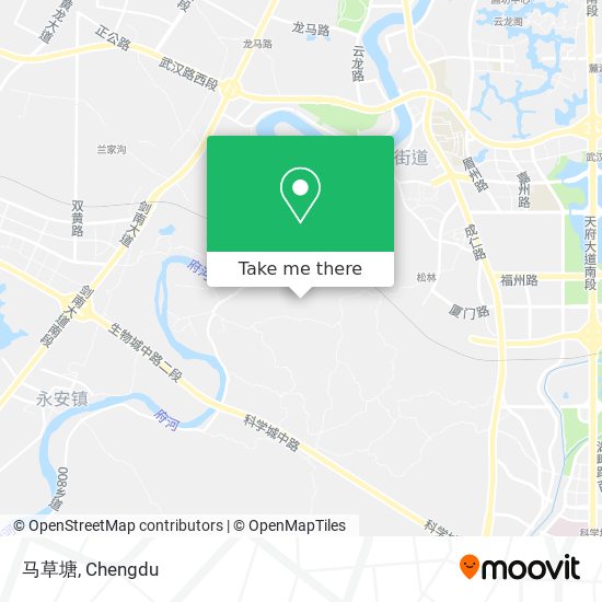 马草塘 map
