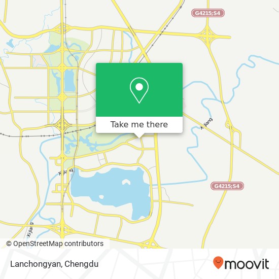 Lanchongyan map