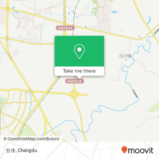 分水 map
