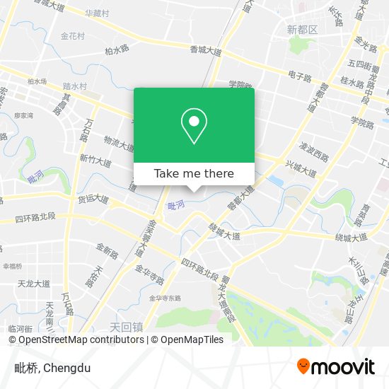 毗桥 map